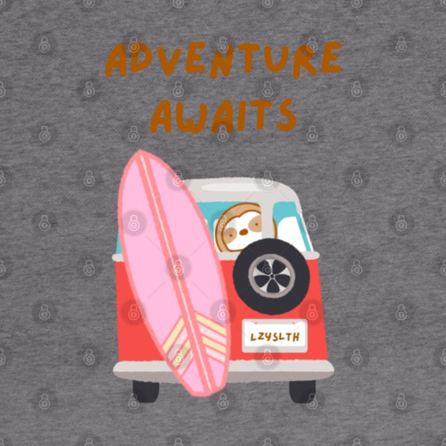 Adventure Awaits Sloth by theslothinme